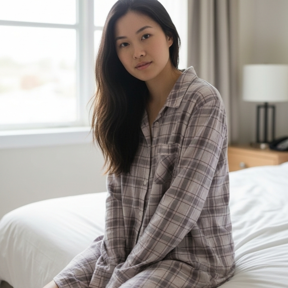 Plaid Women's Sleepwear Set